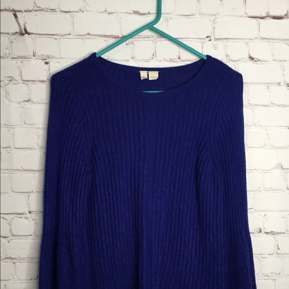 Anthropologie | Moth Bell Sleeve Sweater cashmere blend‎